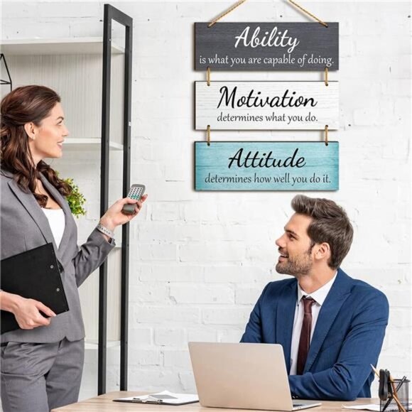 Office Wall Decor Inspirational Rustic Wall Decor Office Decor Motivational - Picture 4 of 7